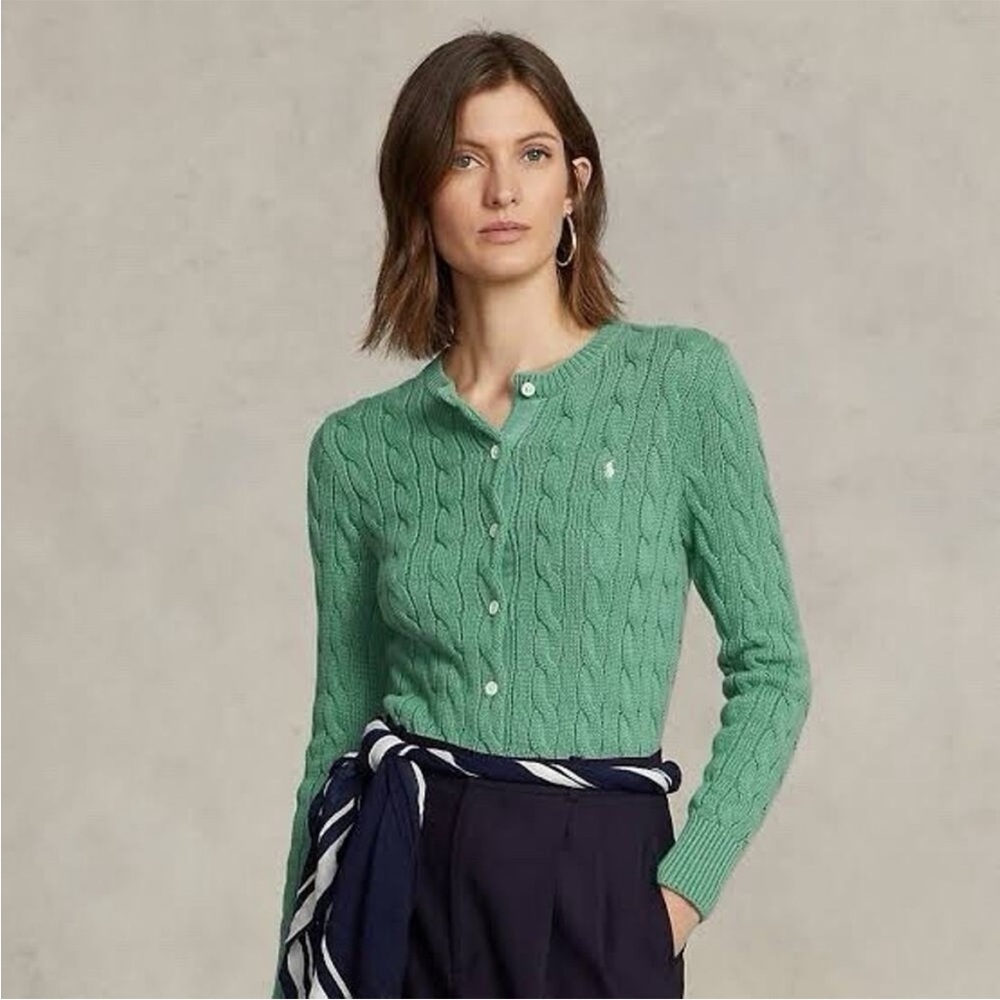 NWT Polo Ralph Lauren Cable-Knit Cardigan Sweater